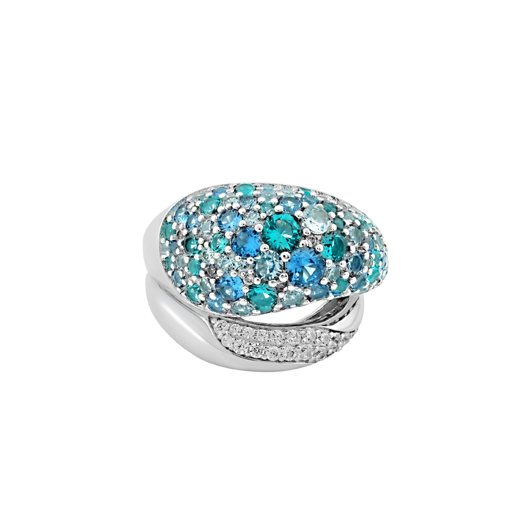 SIERRA Pavé Open Dome Ring - ARTĒ Madrid