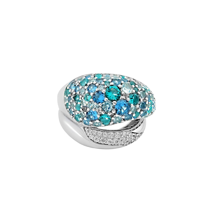 SIERRA Pavé Open Dome Ring - ARTĒ Madrid
