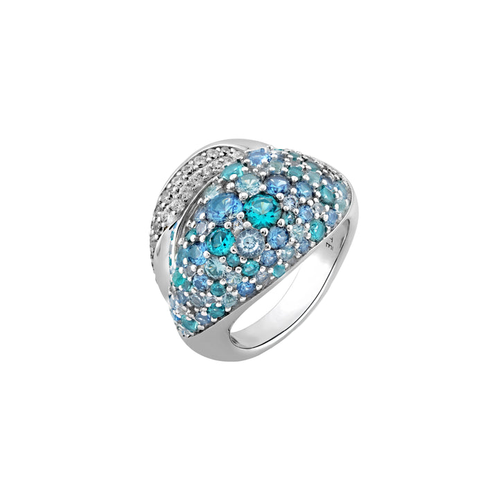SIERRA Pavé Open Dome Ring - ARTĒ Madrid