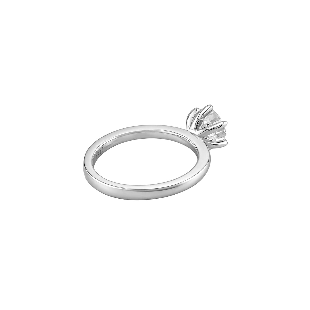 SIMPLE Round Solitaire Ring