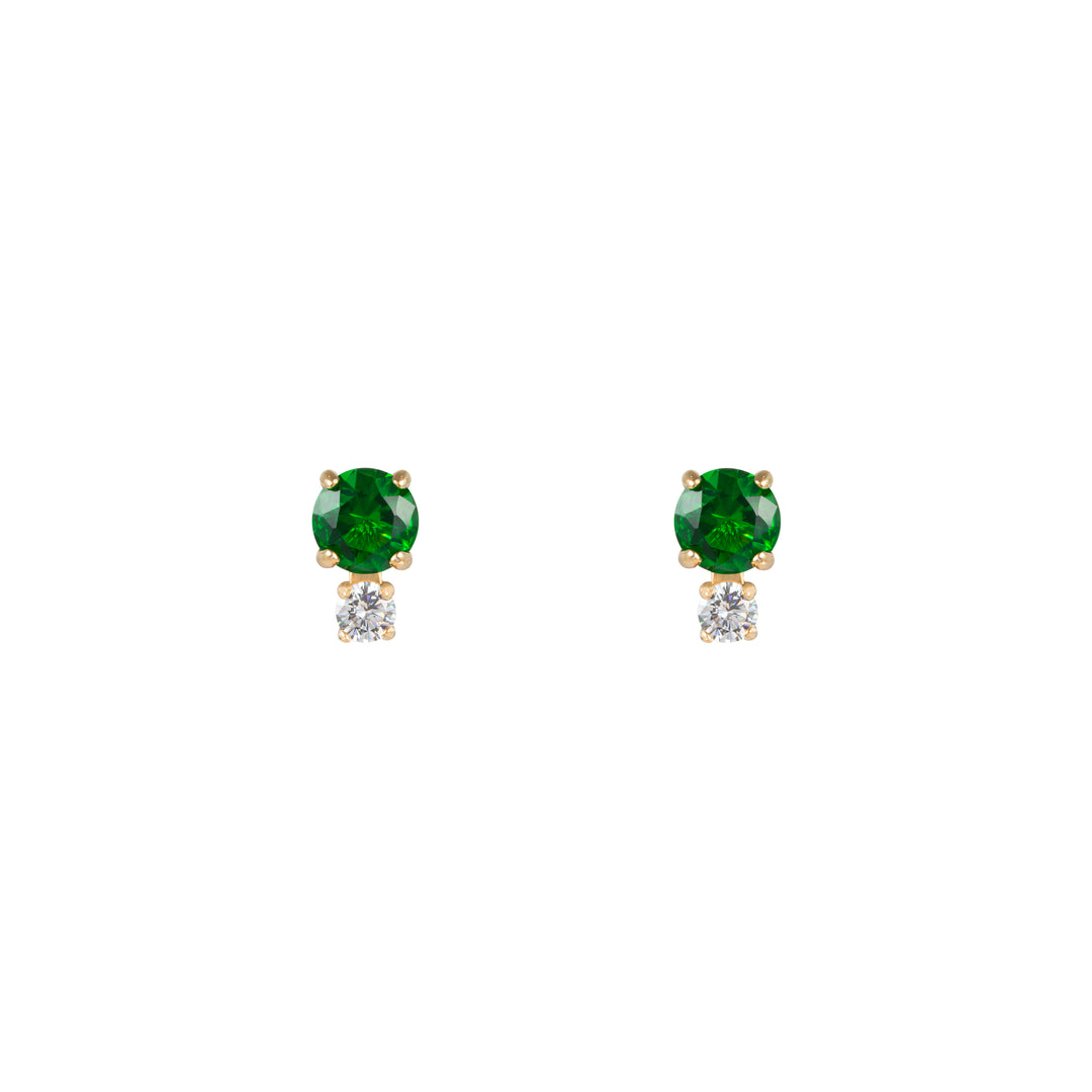 ARTĒ Duo Earrings - Emerald Green - ARTĒ Madrid
