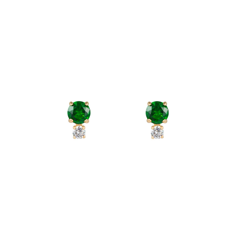 ARTĒ Duo Earrings - Emerald Green - ARTĒ Madrid