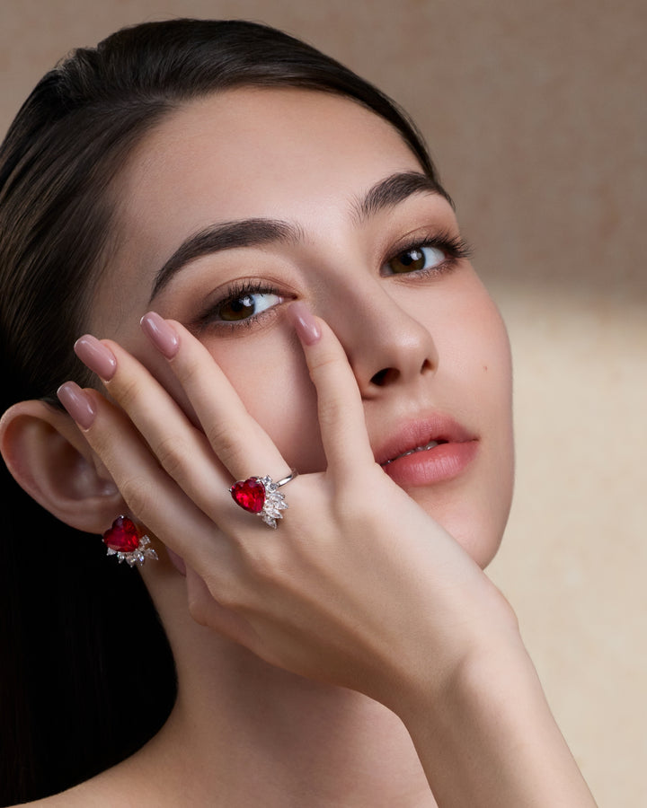 CASA REAL Insignia Heart Statement Ring