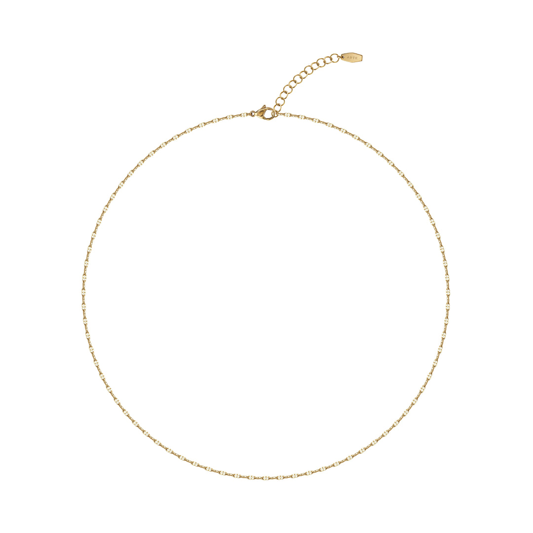 Stainless Steel Chain Necklace - Gold (45cm)