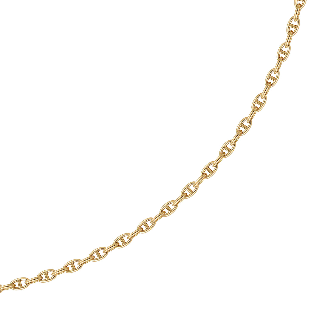 Stainless Steel Chain Necklace - Gold (45cm)