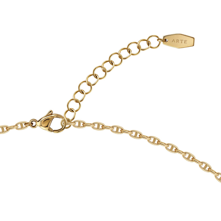 Stainless Steel Chain Necklace - Gold (45cm)