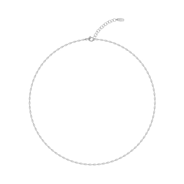Stainless Steel Chain Necklace - Silver (45cm)