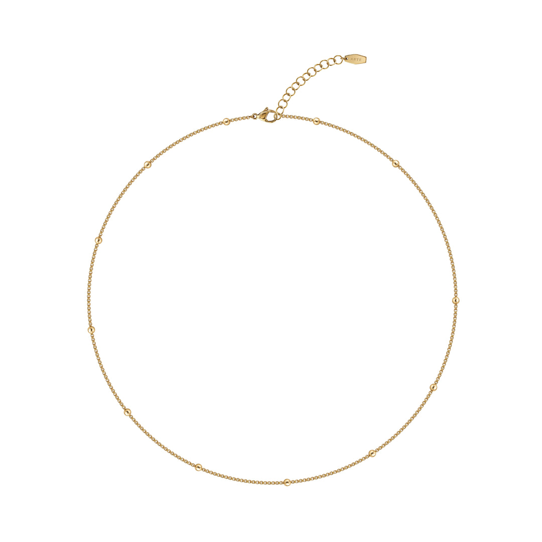 Stainless Steel Chain Necklace - Gold (45cm)