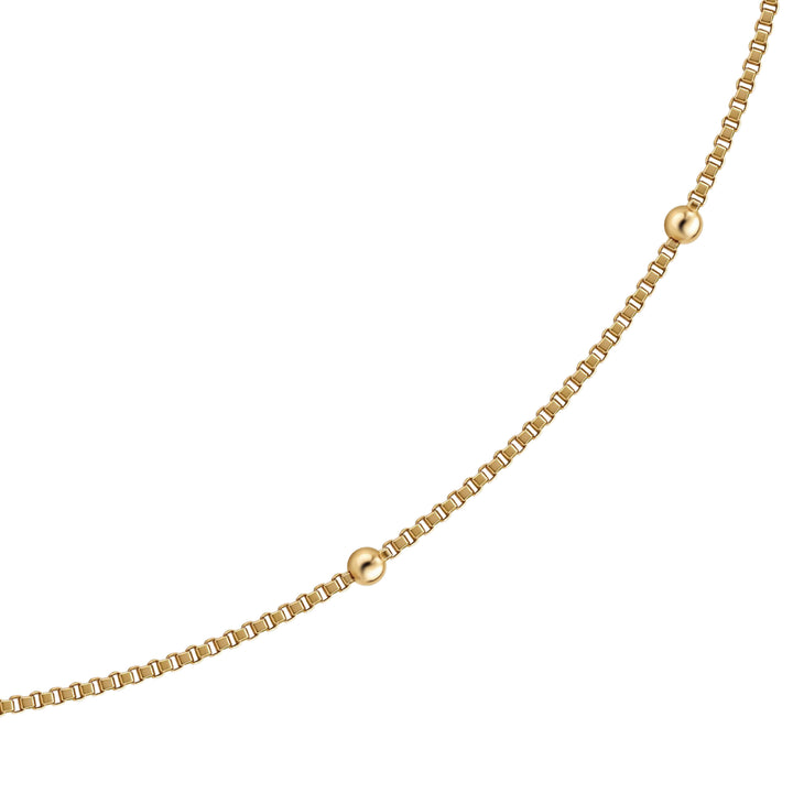 Stainless Steel Chain Necklace - Gold (45cm)