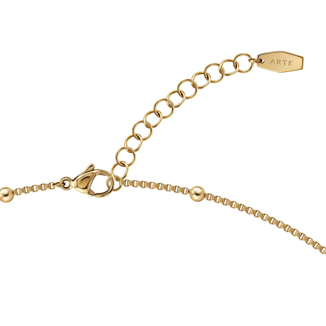 Stainless Steel Chain Necklace - Gold (45cm)