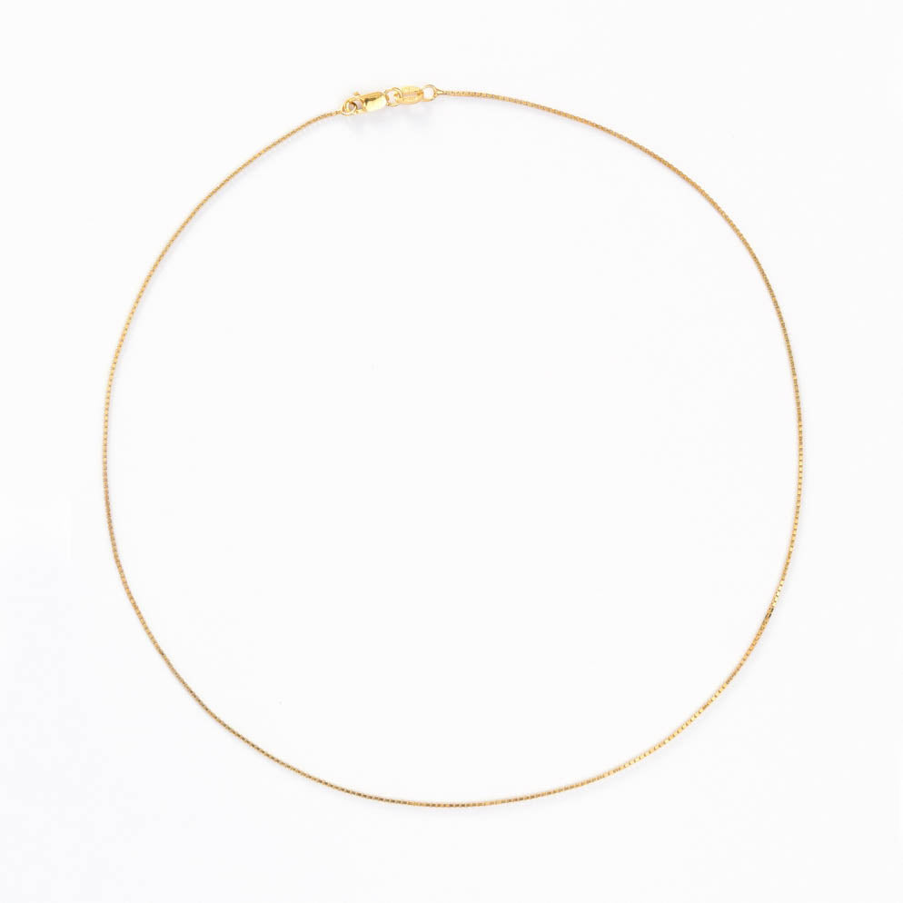 Box Chain Necklace (2 Colors | 43cm)