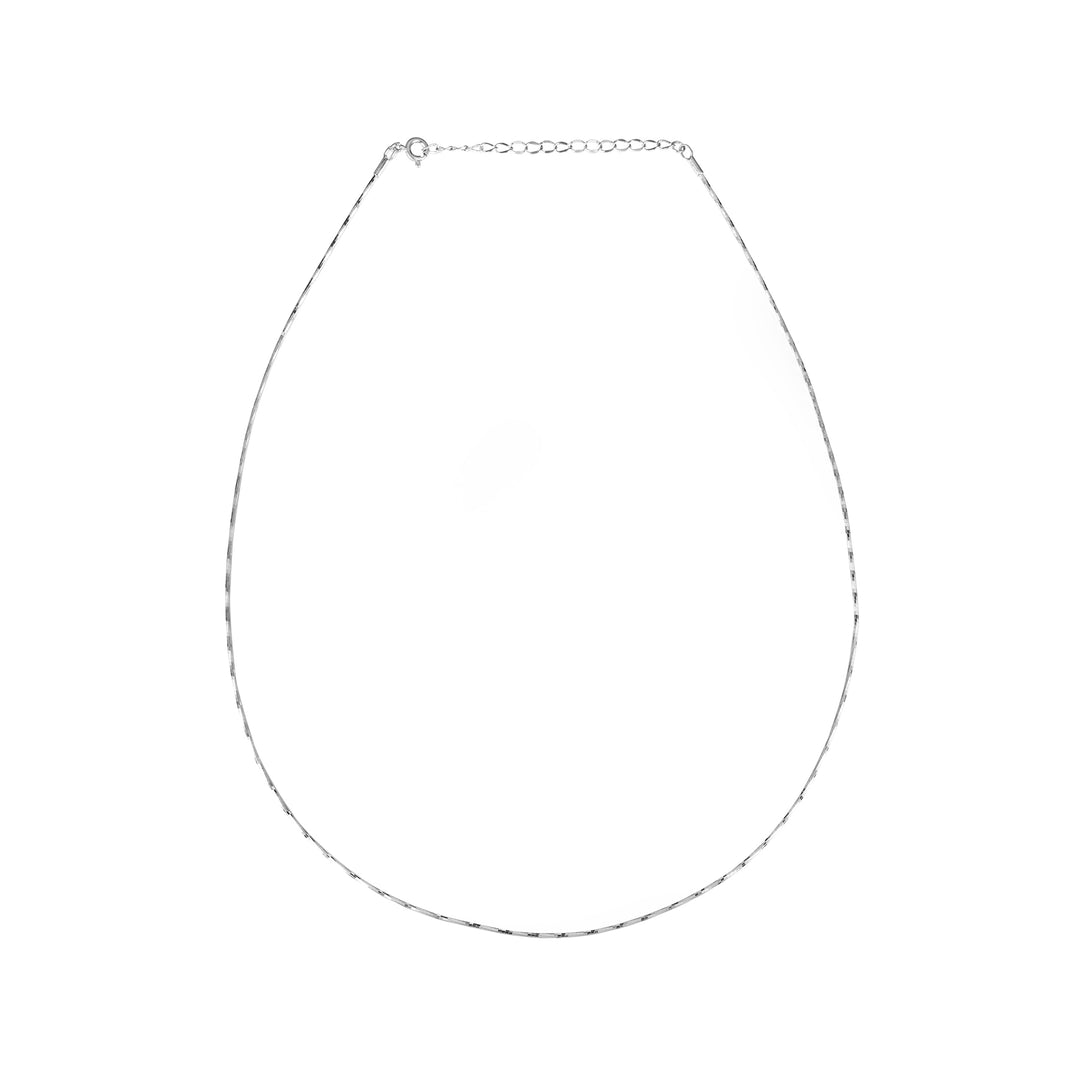 Silver Chain Necklace (45cm) - ARTĒ Madrid