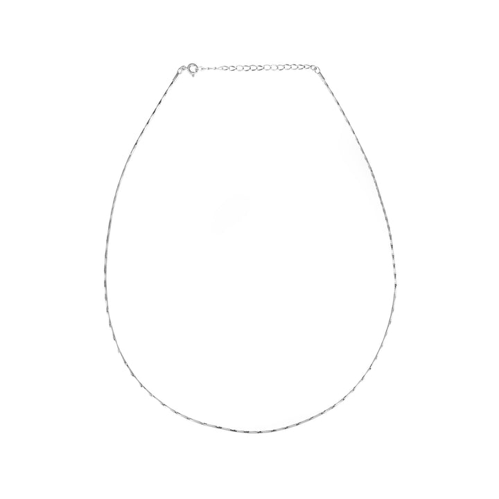 Silver Chain Necklace (45cm) - ARTĒ Madrid