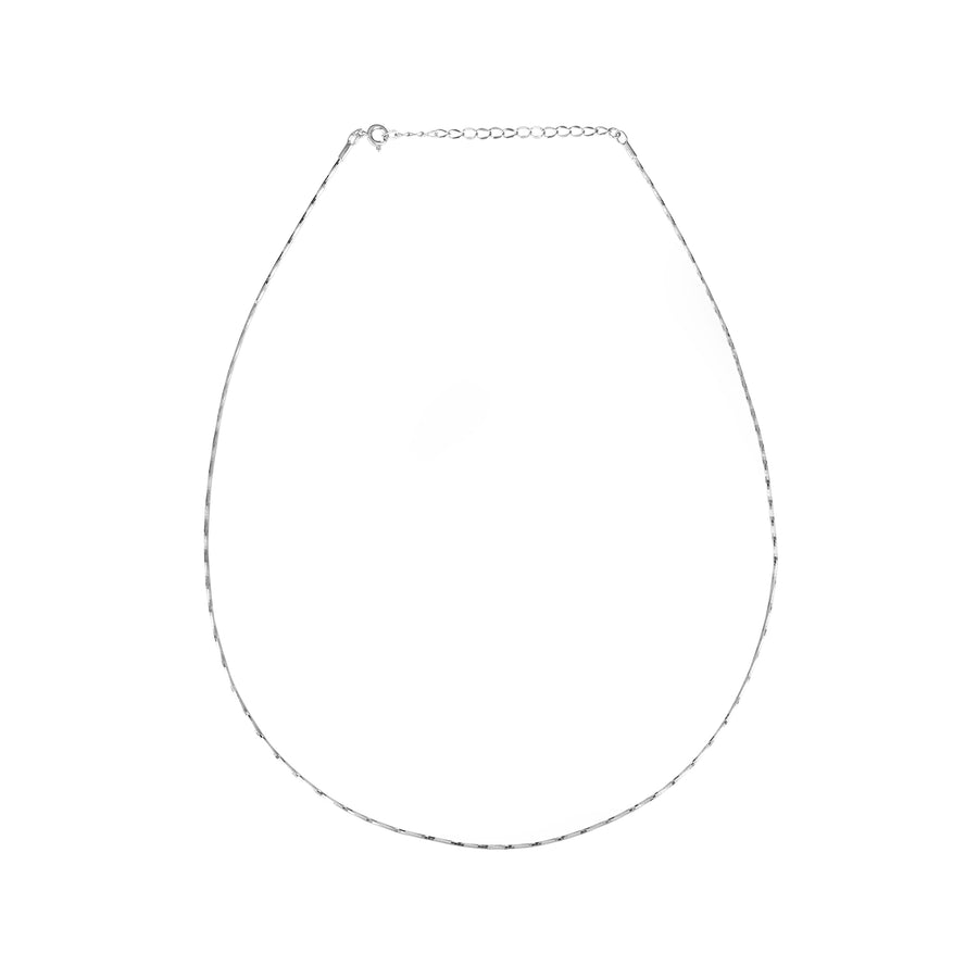 Silver Chain Necklace (45cm) - ARTĒ Madrid