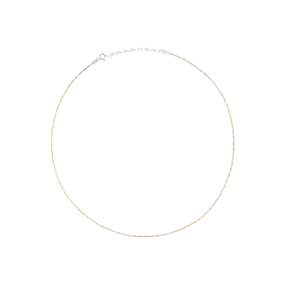 Silver Chain Necklace (45cm) - ARTĒ Madrid