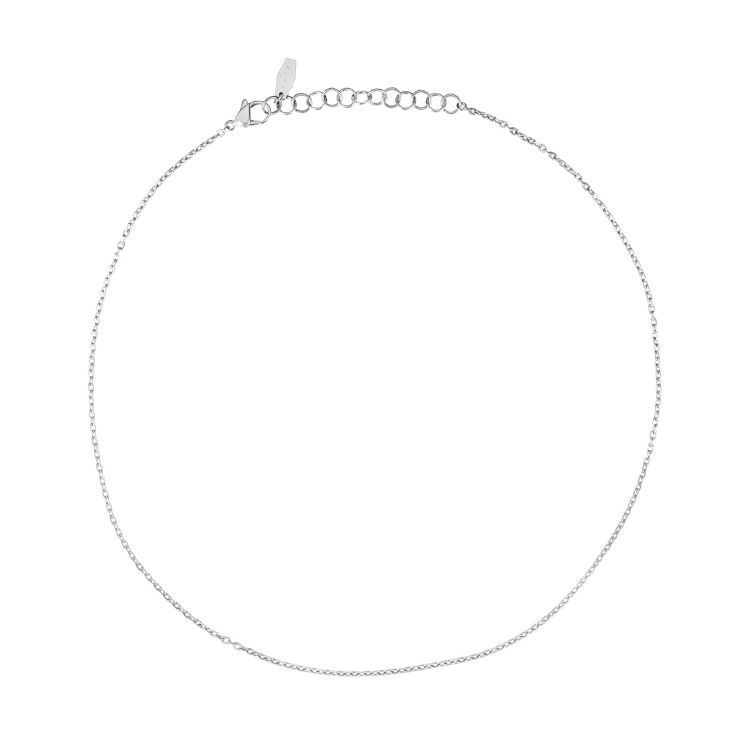 Silver Chain Necklace (44cm) - ARTĒ Madrid