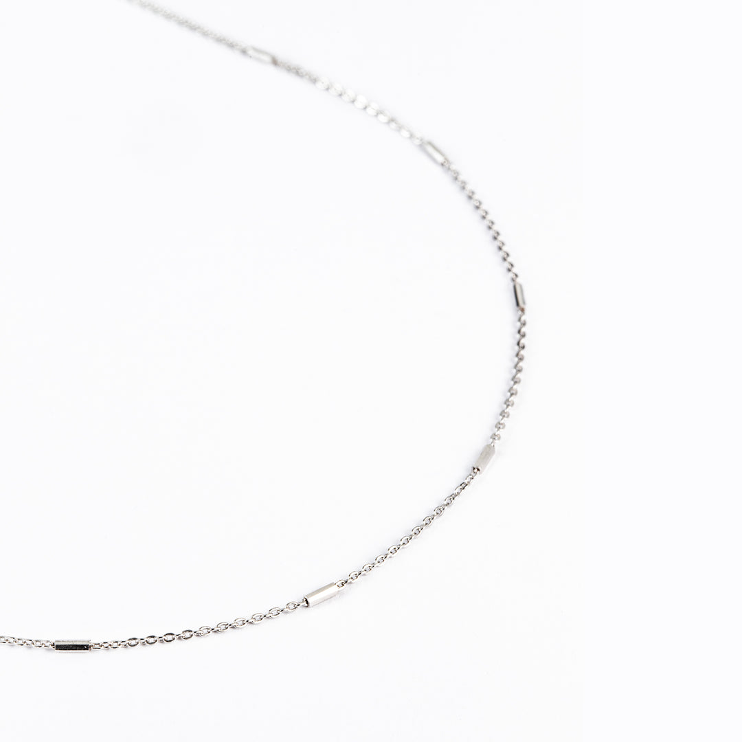 Silver Chain Necklace - ARTĒ Madrid