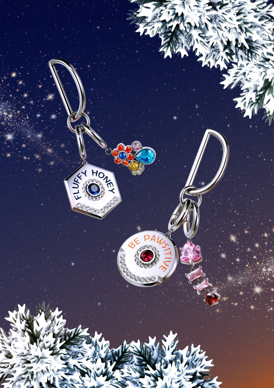 PET IT ON Amulet Charm Set - Fluffy Honey + Flower Vase