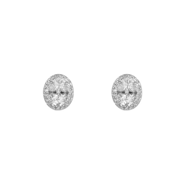 GEMMA Oval Earrings (Stud/Clip-on) - ARTĒ Madrid