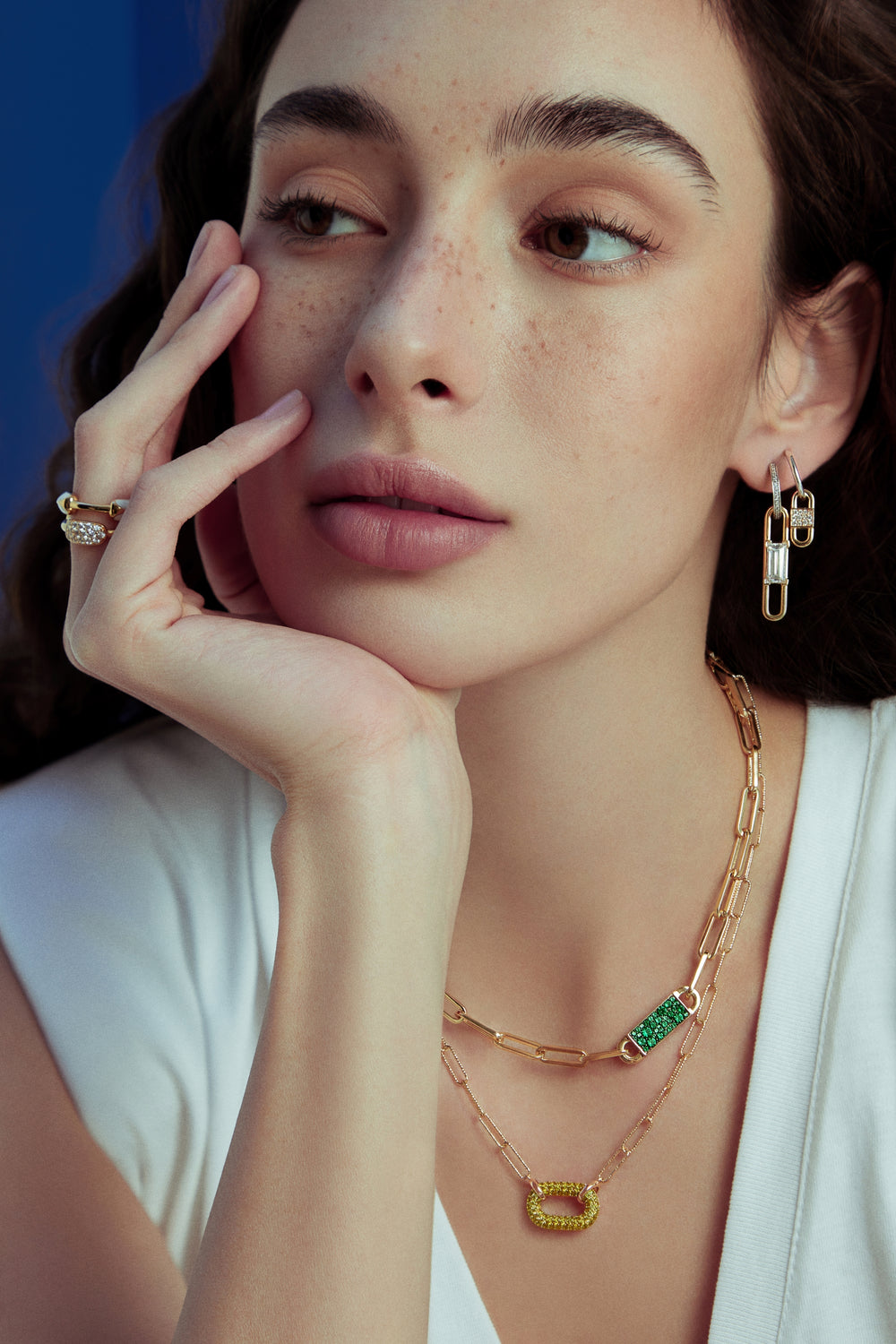 TOGGLE Puffy Oval Link Necklace - ARTĒ Madrid