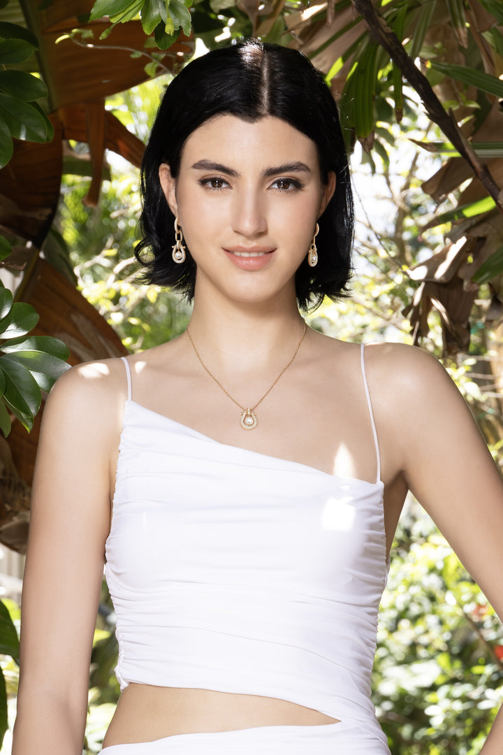 Seaside Treasures Herradura Pearl Necklace - ARTĒ Madrid