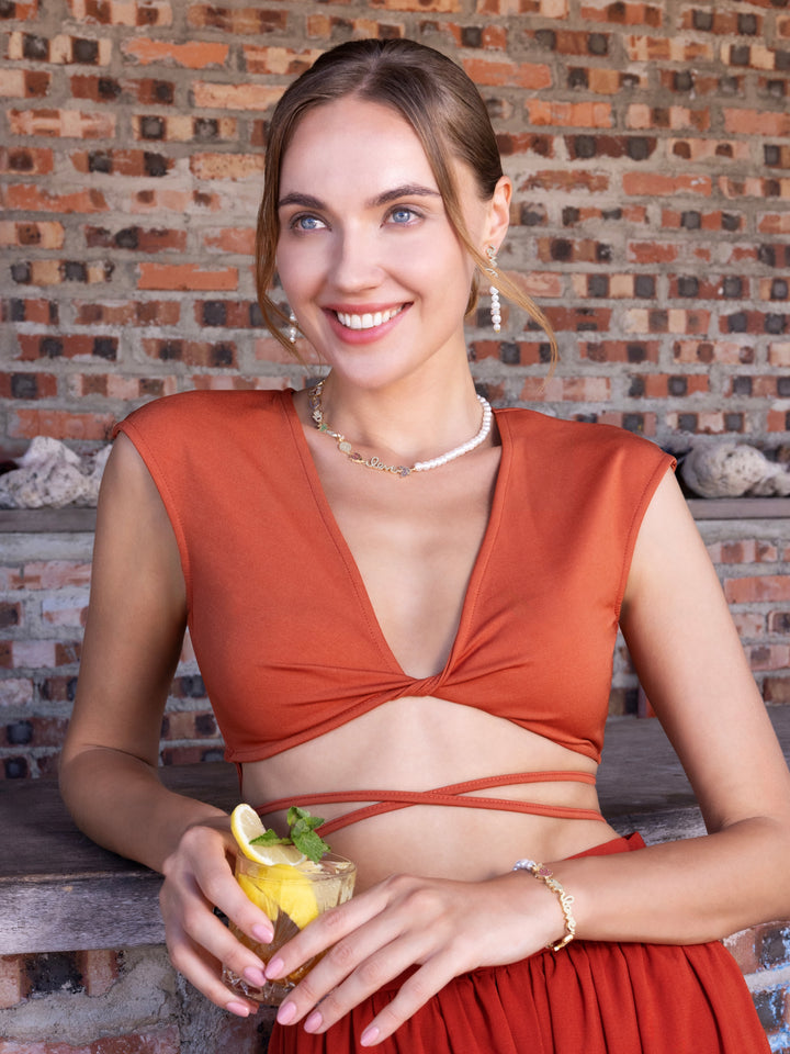 Seaside Treasures Emoji Pearl Dangle Earrings - ARTĒ Madrid