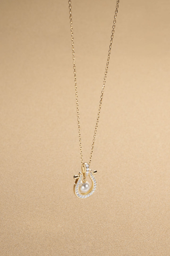 Seaside Treasures Herradura Pearl Necklace - ARTĒ Madrid