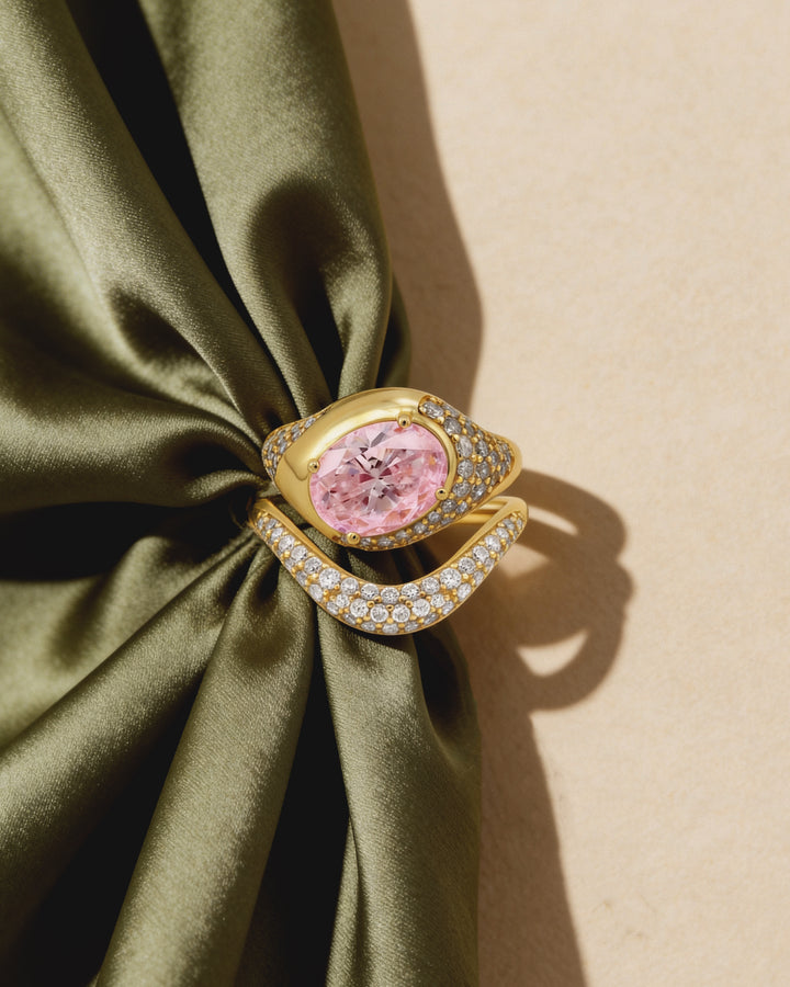 SIERRA Pavé Contour Nesting Ring - ARTĒ Madrid