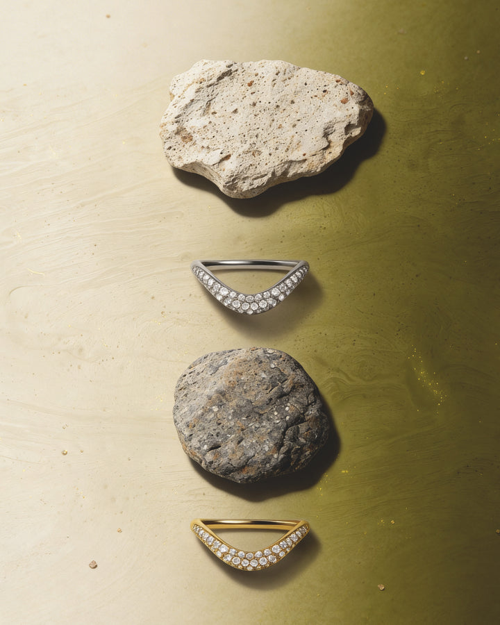 SIERRA Pavé Contour Nesting Ring - ARTĒ Madrid