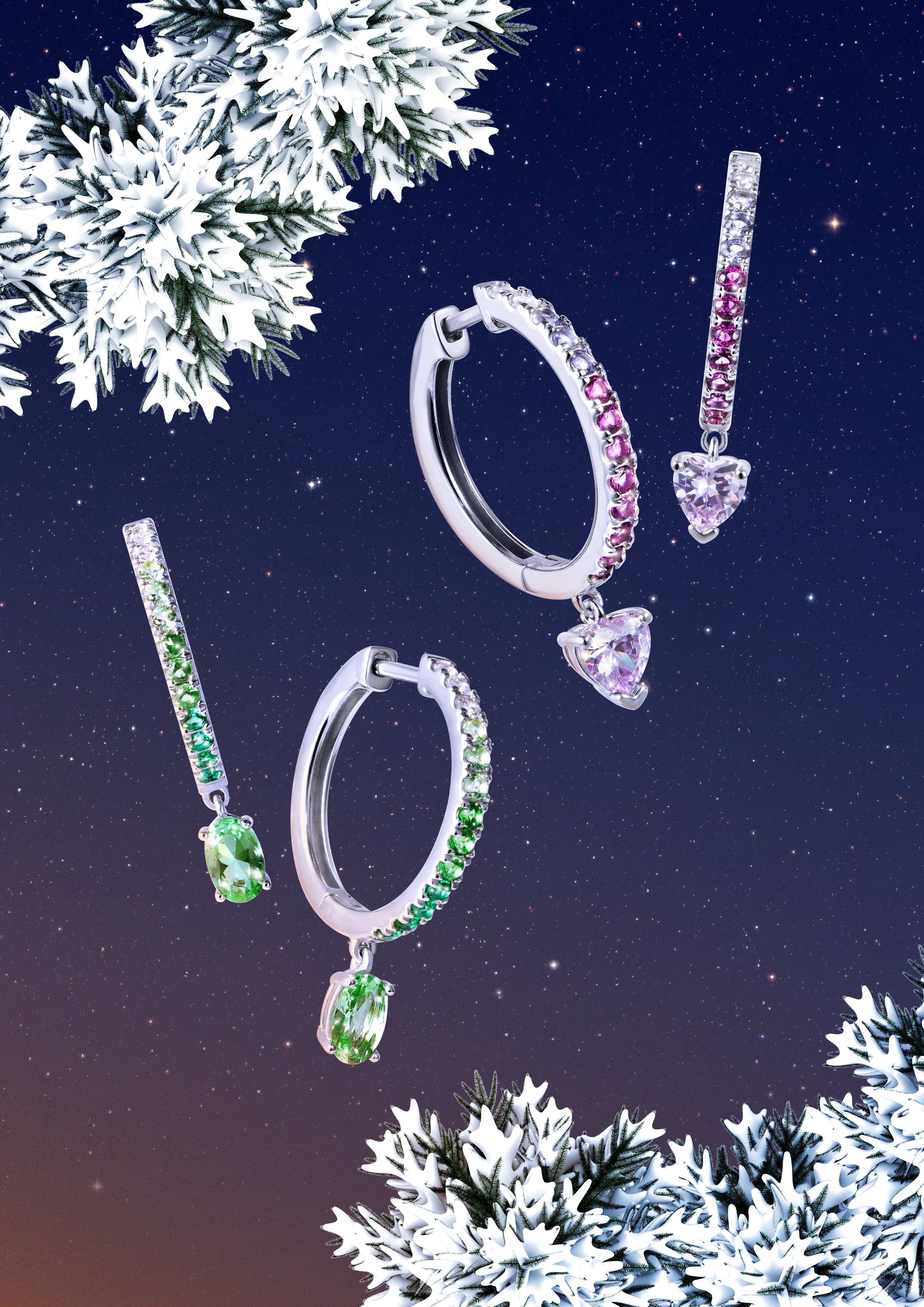 SPRINKLES Hoop Earrings - ARTĒ Madrid