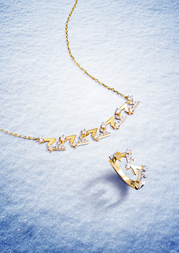 Reversed A Collection Vivid V Series Necklace