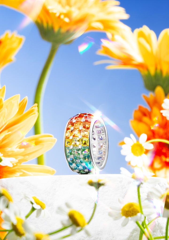 SunDaze Rainbow Dome Ring - ARTĒ Madrid