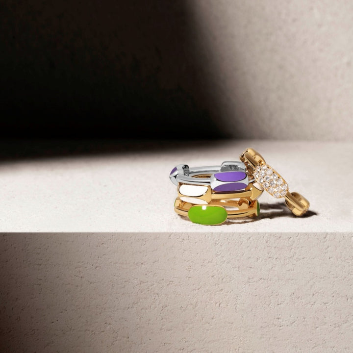 TOGGLE Sculpted Dome Ring - White - ARTĒ Madrid