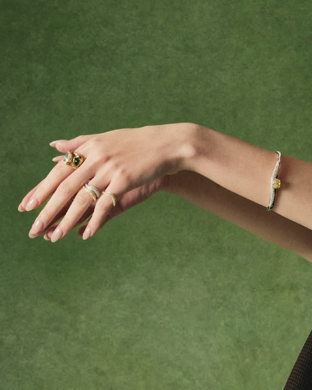 SIERRA Pavé Contour Nesting Ring - ARTĒ Madrid