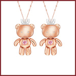 The Best Gift Idea - BFF Bear Necklace with Crown