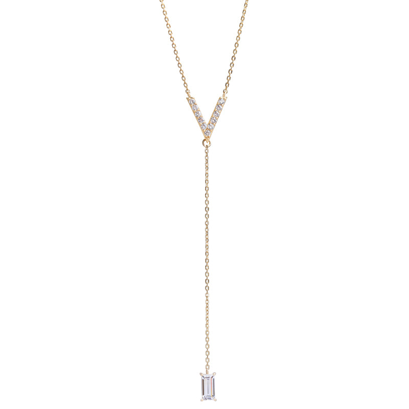 Reversed A Collection Simple V Series Necklace - ARTE Madrid