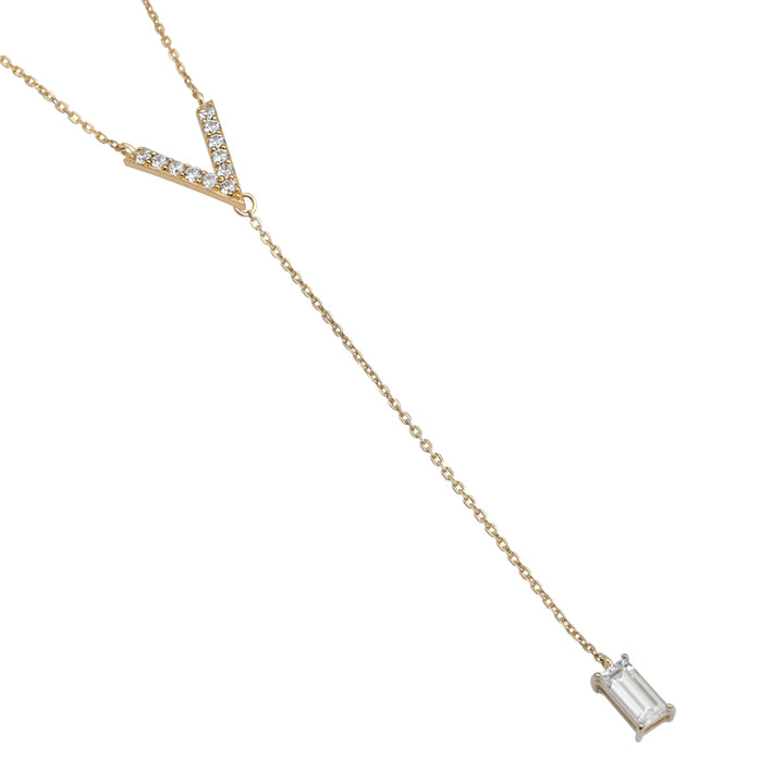 Reversed A Collection Simple V Series Necklace - ARTE Madrid