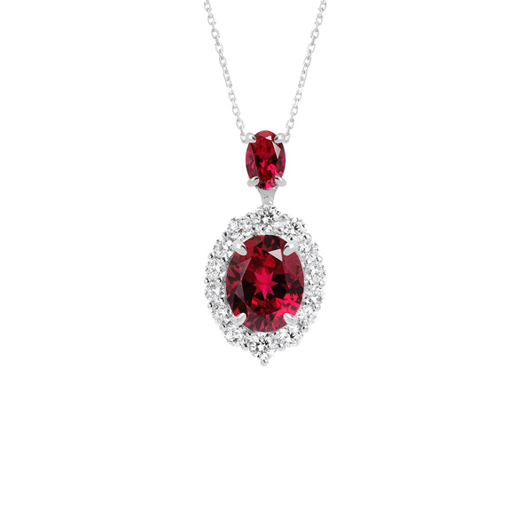 ALWAYS Alluring Ruby Red Necklace - ARTE Madrid