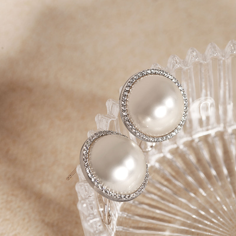 Lollipop ‘Light’ Pearl Earrings