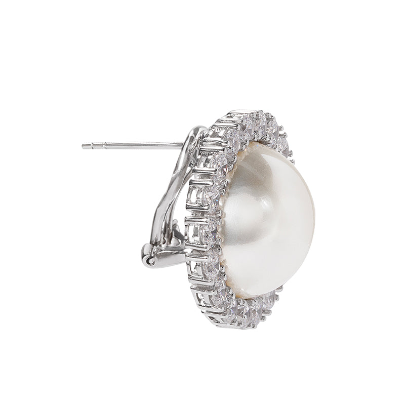 Lollipop ‘Halo’ Pearl Earrings
