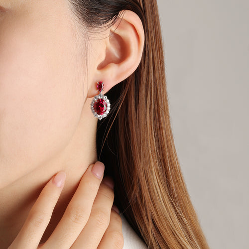 ALWAYS Alluring Ruby Red Earrings