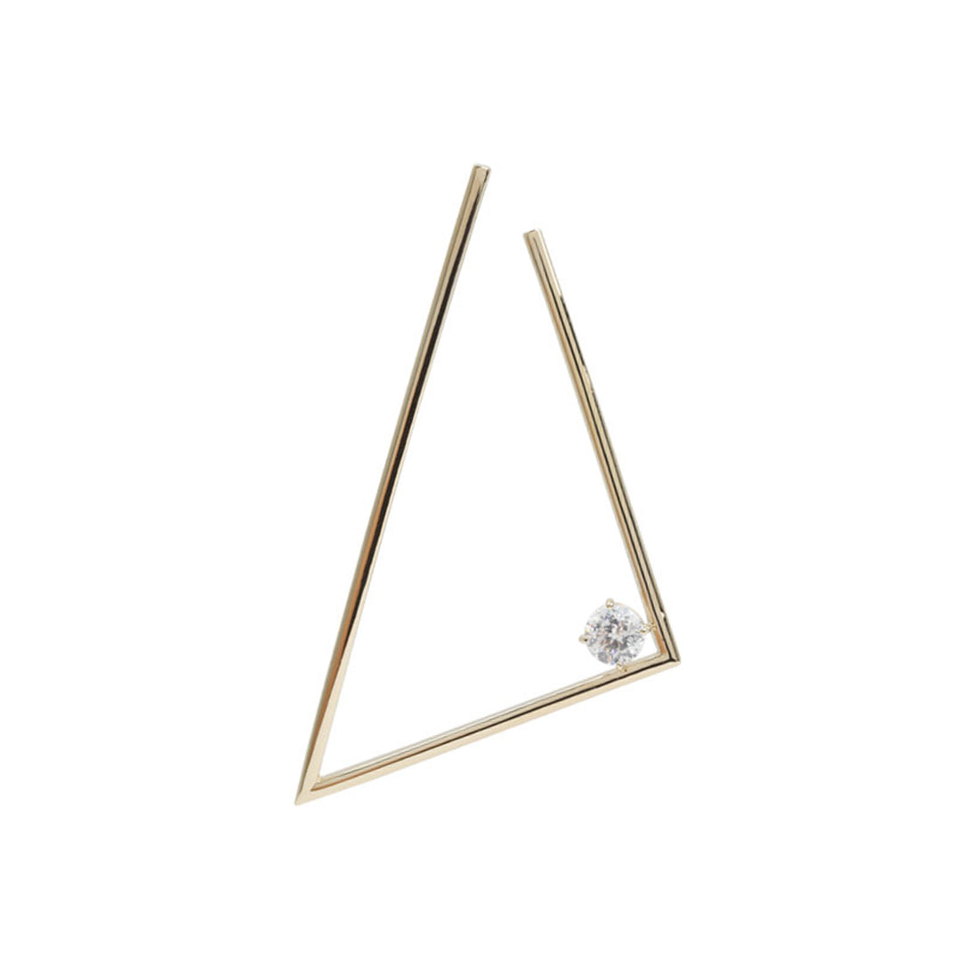 Fancy 120V Collection Triangle Earring - Single Earring - ARTE Madrid