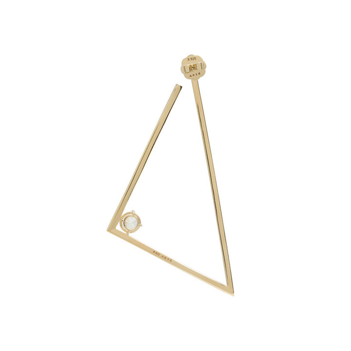 Fancy 120V Collection Triangle Earring - Single Earring - ARTE Madrid