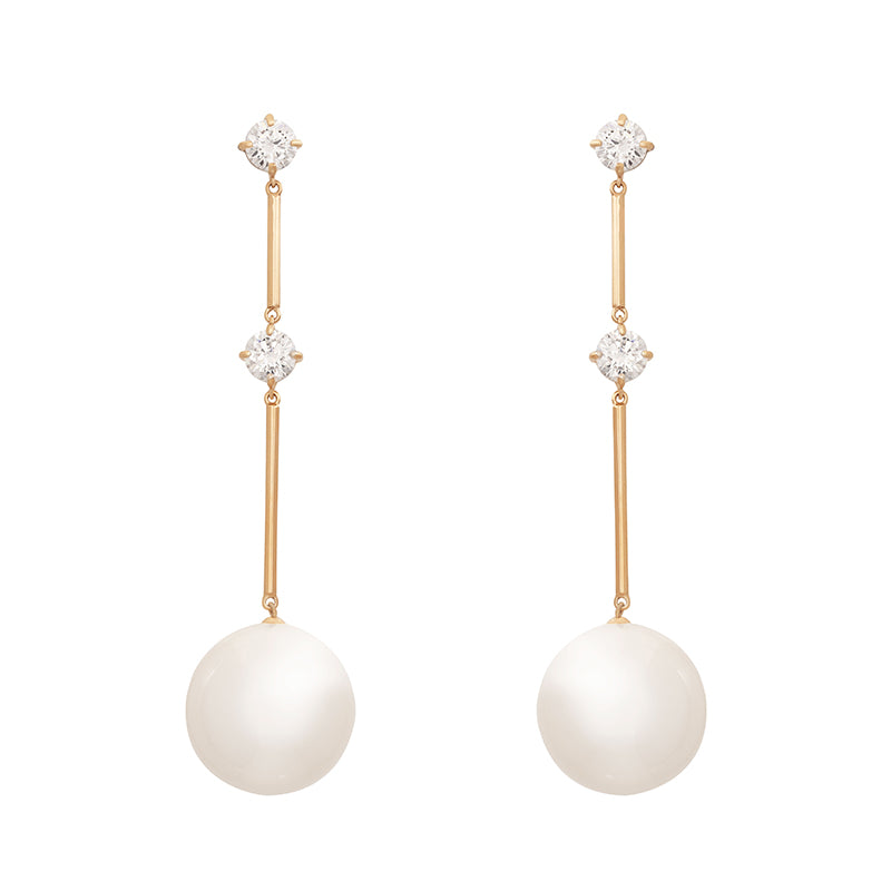 Lollipop ‘Luster’ Pearl Earrings - ARTE Madrid