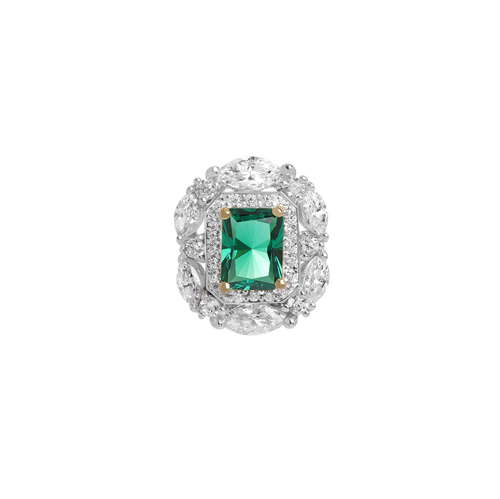 ALWAYS Mesmerizing Emerald Green Brooch - ARTE Madrid