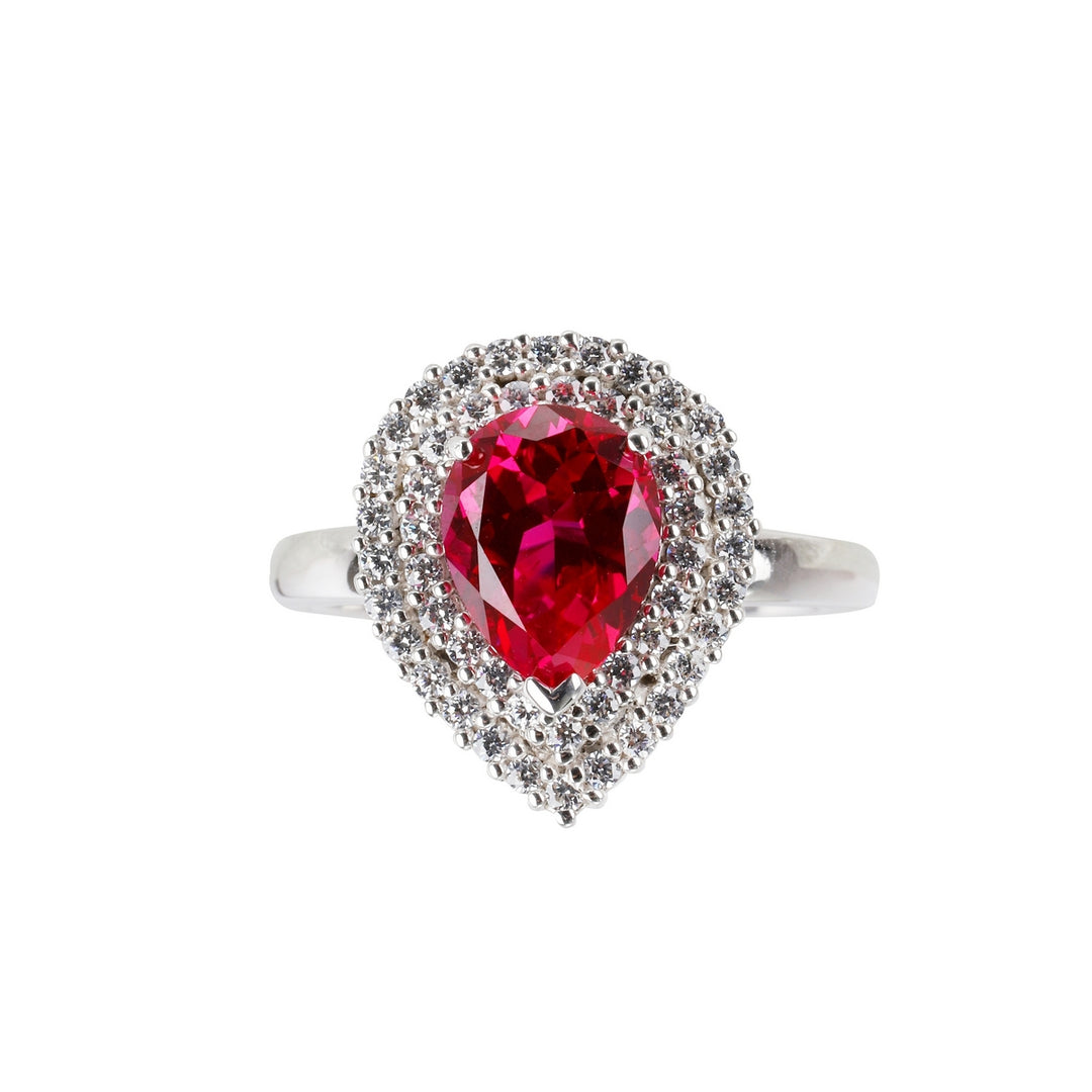 Classic Royal Red Ring (Adjustable size) - ARTE Madrid