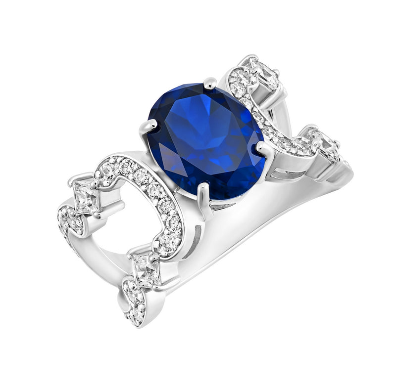 Semi Precious SAPPHIRE BLUE Ring