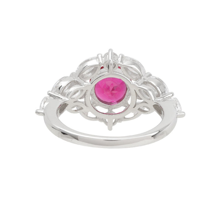 Solitaire Romantic Ruby Ring - ARTE Madrid