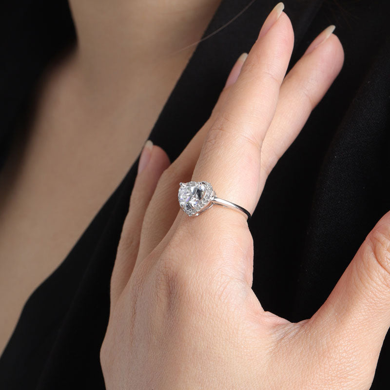 Solitaire Classic Ring (Echo Heart "Glam") - ARTE Madrid