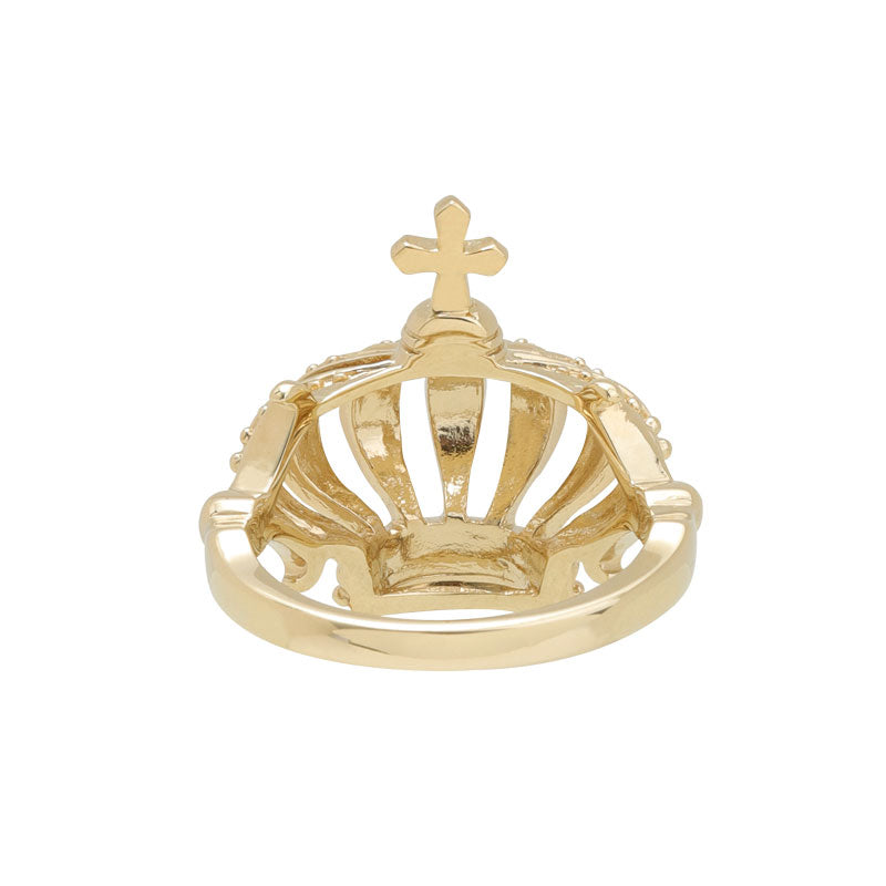 A to Z Small Crown Ring